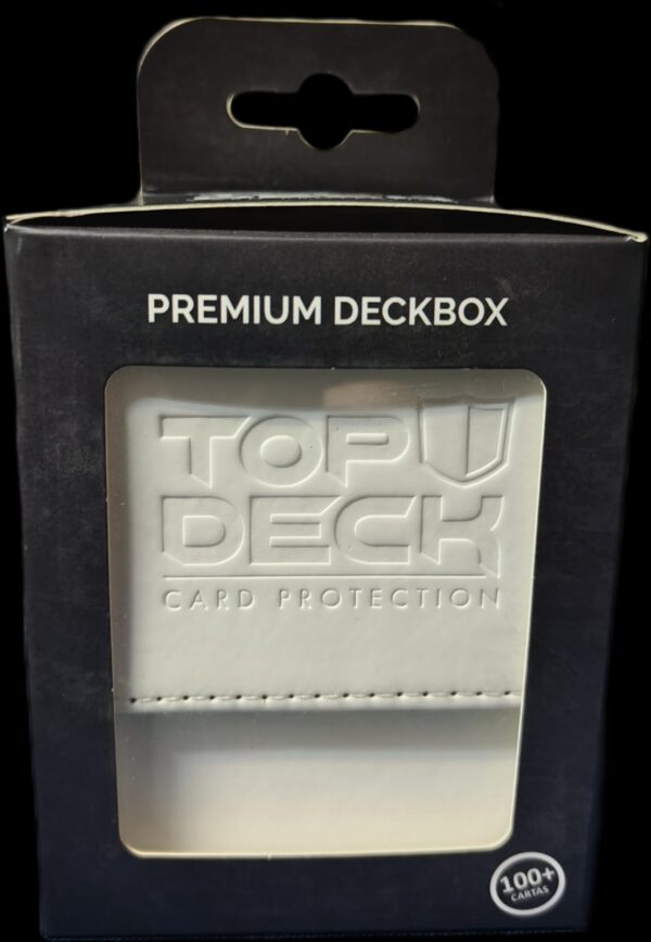 Deckbox Top Deck Premium Top Box 100+ White - Imagen 2