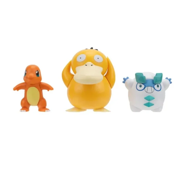 Figuras Pokemon X3 - Charmander - Galarian Darumaka y Psyduck - Imagen 2