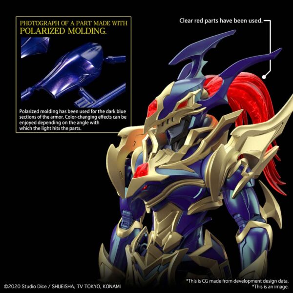 Black Luster Soldier Figure Rise Standard Amplified Bandai - Imagen 2