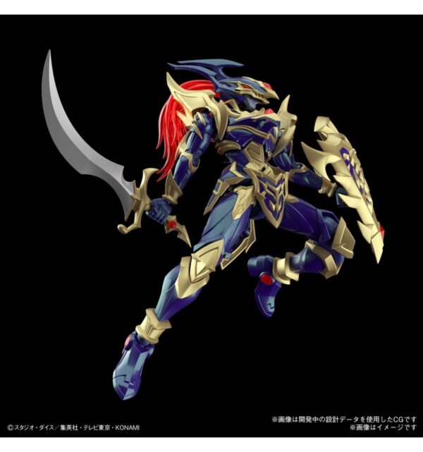 Black Luster Soldier Figure Rise Standard Amplified Bandai - Imagen 6