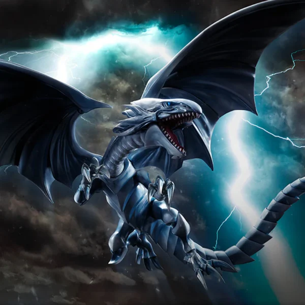 FIGURA S.H.MONSTERARTS YU-GI-OH! DUEL MONSTERS BLUE EYES WHITE DRAGON TAMASHII NATIONS - Imagen 2