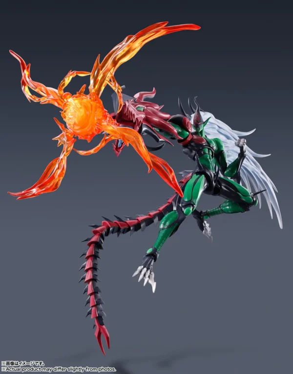Yu-Gi-Oh! Duel Monsters GX - Elemental Hero Flame Wingman S.H.MonsterArts - Imagen 6