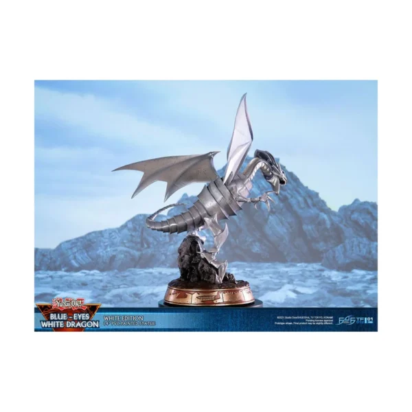 Estatua Blue-Eyes White Dragon White Edition - Yu-Gi-Oh! - Imagen 2