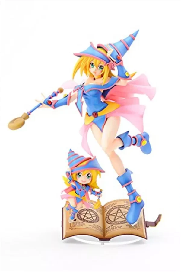 Dark Magician Girl + Mini Dark Magician Girl Amakuni Figura 28cm