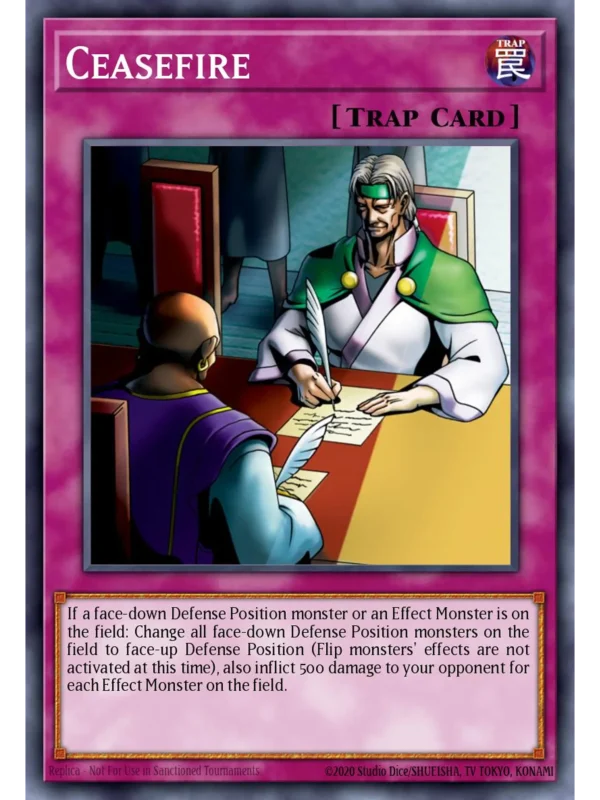 Ceasefire - RP02-EN009 - Rare (Repint)