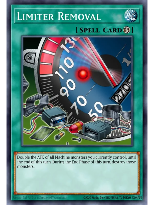 Limiter Removal - RP02-EN015 - Super Rare  (Repint)