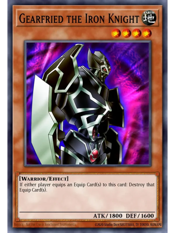 Gearfried the Iron Knight - RP02-EN025 - Rare (Repint)