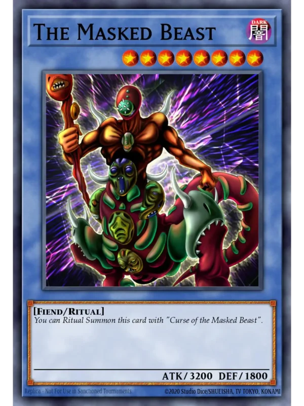 The Masked Beast - RP02-EN027 - Super Rare (Repint)