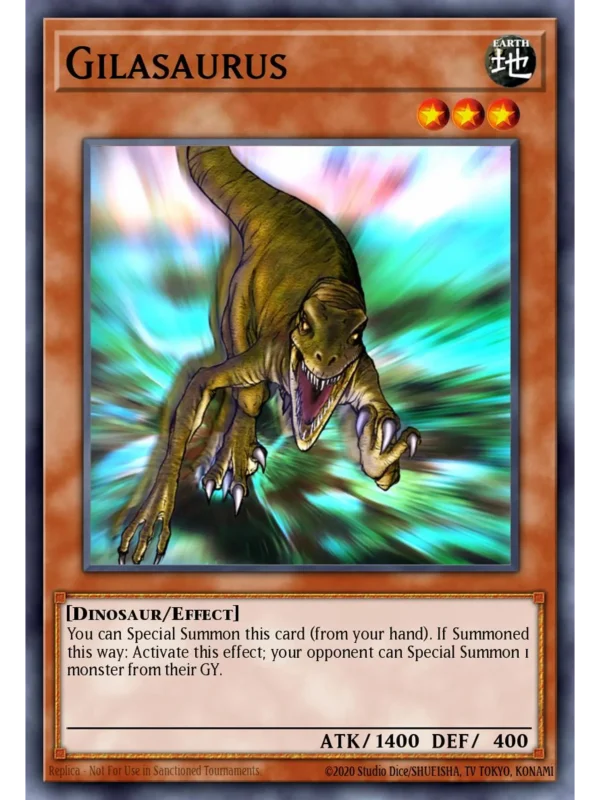 Gilasaurus - RP02-EN043 - Common (Repint)
