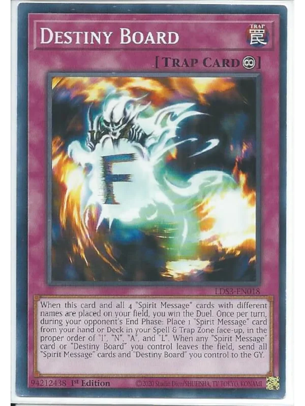 Destiny Board - RP02-EN045 - Super Rare  (Repint)