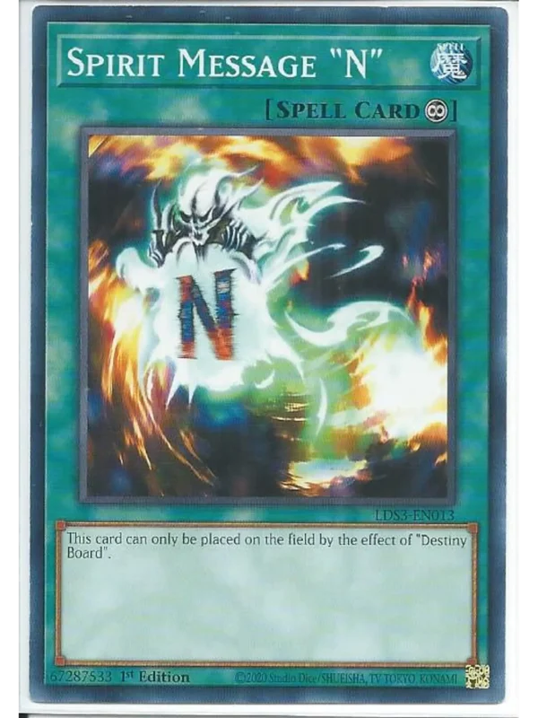 Spirit Message "N" - RP02-EN047 - Common (Repint)