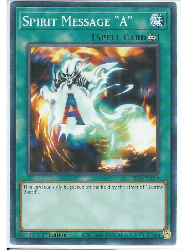 Spirit Message "A" - RP02-EN048 - Common (Repint)
