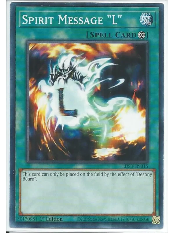 Spirit Message "L" - RP02-EN049 - Common (Repint)