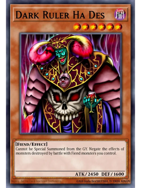 Dark Ruler Ha Des - RP02-EN052 - Ultra Rare (Repint)