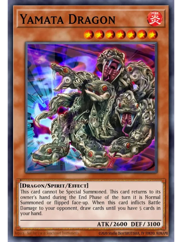 Yamata Dragon - RP02-EN059 - Rare (Repint)