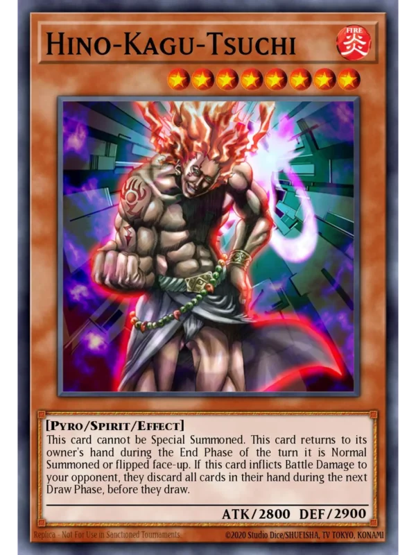 Hino-Kagu-Tsuchi - RP02-EN060 - Super Rare (Repint)
