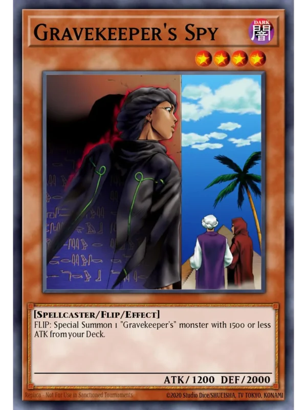 Gravekeeper's Spy - RP02-EN075 - Common (Repint)