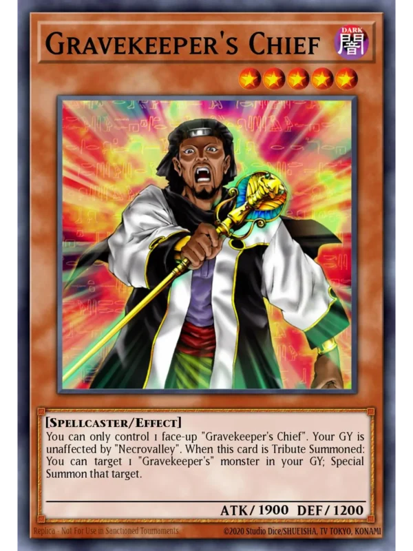 Gravekeeper's Chief - RP02-EN076 - Common (Repint)