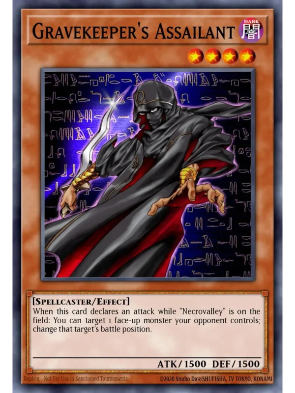 Gravekeeper's Assailant - RP02-EN077 - Common (Repint)
