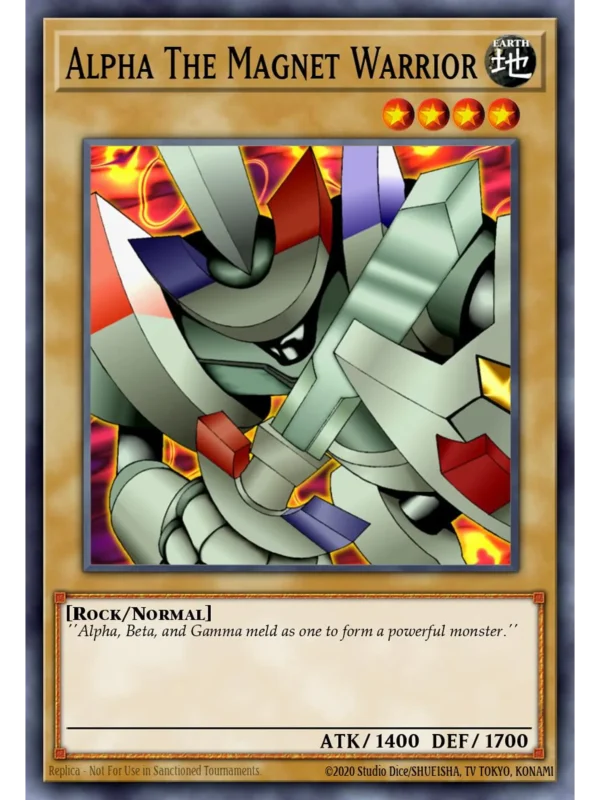 Alpha The Magnet Warrior - RP02-EN089 - Rare (Repint)