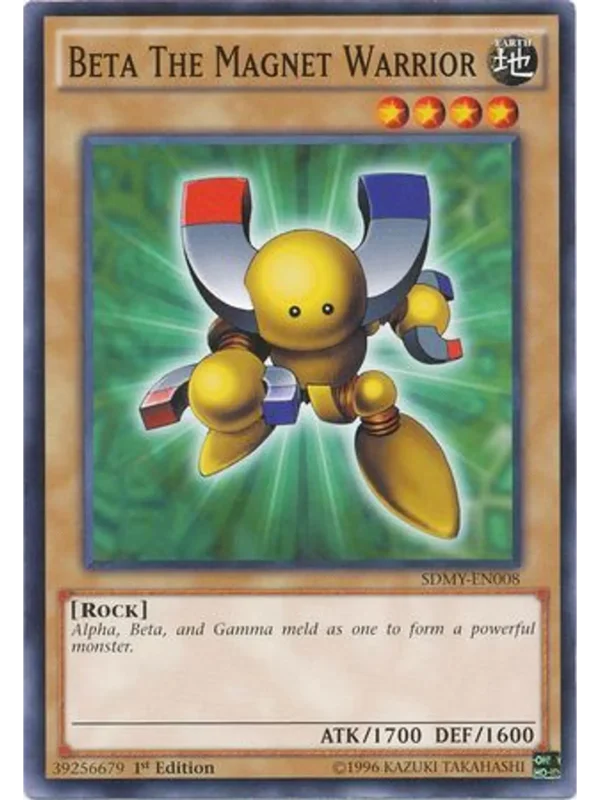 Beta The Magnet Warrior - RP02-EN090 - Rare (Repint)