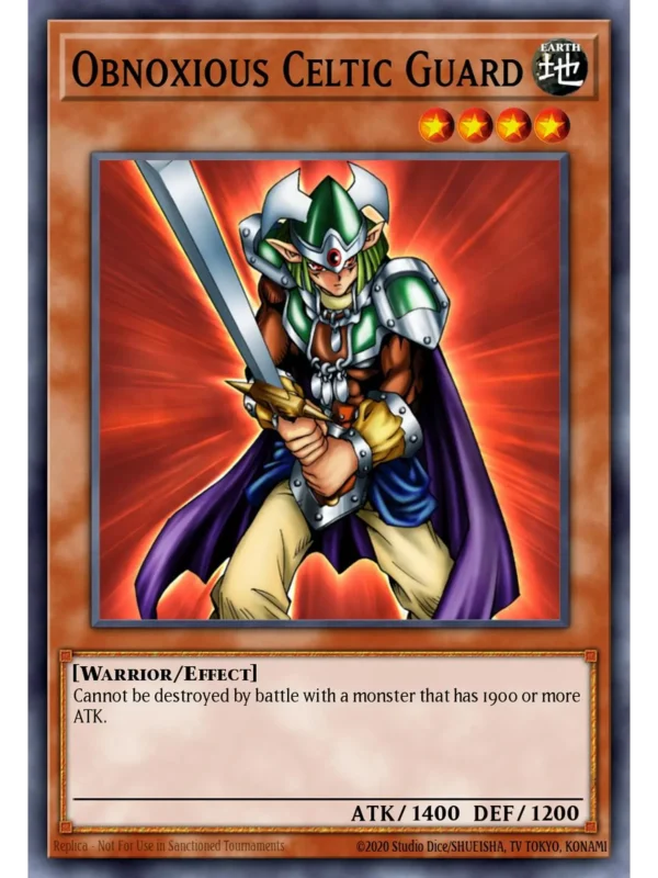 Obnoxious Celtic Guard - RP02-EN086 - Rare (Repint)