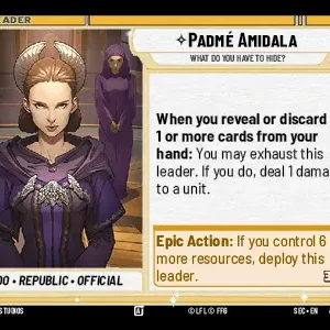 Padmé Amidala Leader -STWU SEC Ingles
