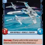 Defense Fleet X-Wing Foil -STWU SEC Ingles