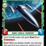Naboo Royal Starship Foil -STWU SEC Ingles