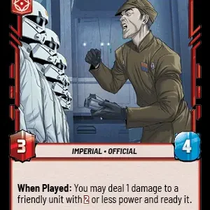 Academy Disciplinarian Foil -STWU SEC Ingles