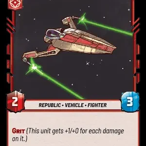 Republic Aurek Starfighter Foil -STWU SEC Ingles