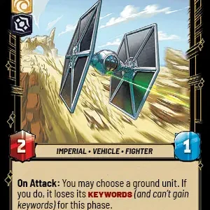 Screeching TIE Fighter -STWU SEC Ingles