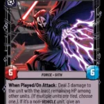 Darth Nihilus Foil -STWU SEC Ingles