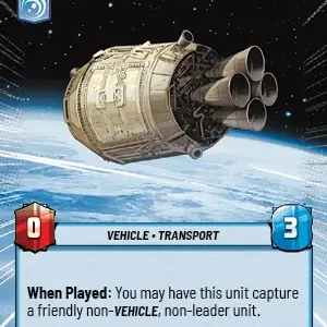Escape Pod HyperSpace Foil -STWU SEC Ingles