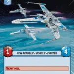 Defense Fleet X-Wing HyperSpace Foil -STWU SEC Ingles