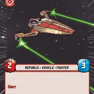 Republic Aurek Starfighter HyperSpace Foil -STWU SEC Ingles