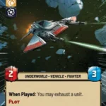 Lurking Snub Fighter HyperSpace Foil -STWU SEC Ingles