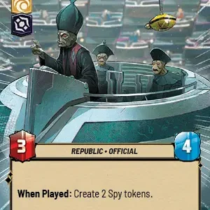 Trade Federation Delegates HyperSpace Foil -STWU SEC Ingles