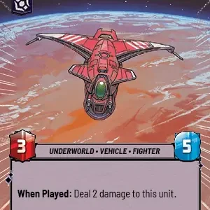 Hutt Cartel Starfighter hyperSpace Foil-STWU SEC Ingles