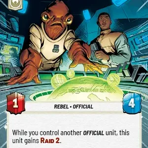 High Command Councilor HyperSpace Foil -STWU SEC Ingles