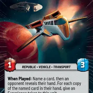 Inspector's Shuttle HyperSpace Foil -STWU SEC Ingles