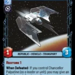 The Chancellor's Shuttle foil -STWU SEC Ingles