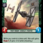 First Order TIE Fighter STWU JTL Ingles