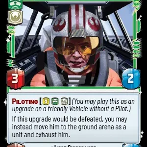 Luke Skywalker Foil STWU JTL Ingles