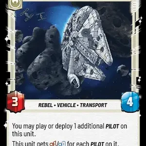 Millennium Falcon Foil STWU JTL Ingles