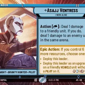 Asajj Ventress Hyperspace STWU JTL Ingles