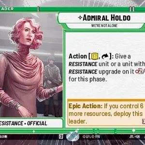 Admiral Holdo Hyperspace STWU JTL Ingles