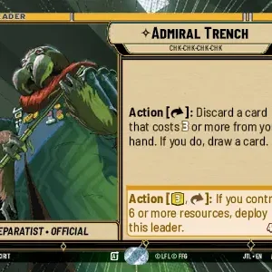 Admiral Trench Hyperspace STWU JTL Ingles