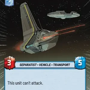 Corporate Defense Shuttle Hyperspace Foil STWU JTL Ingles