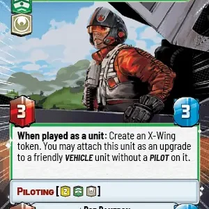 Poe Dameron Hyperspace Foil STWU JTL Ingles